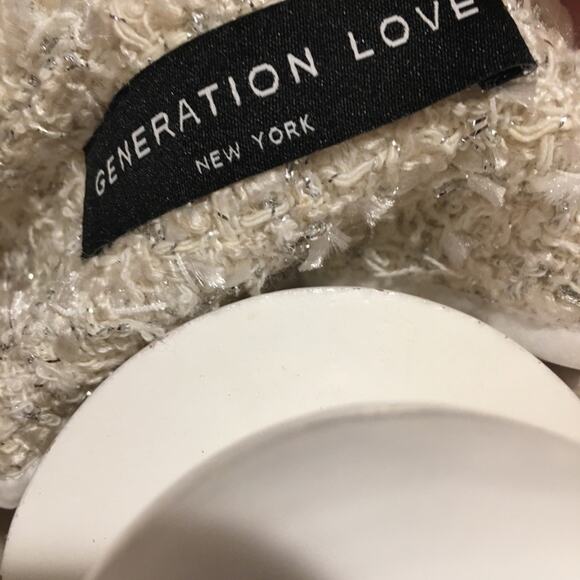 Generation Love Anna Tweed Jacket Cream - Picture 10 of 15